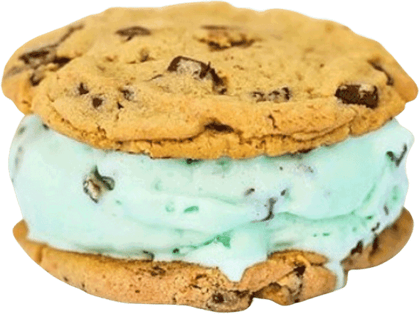 Chocolate Chip Ice Cream Sandwich at Smallcakes